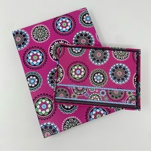 NEW! SET OF 2: Vera Bradley Stationary Sets, Cupcake Pink